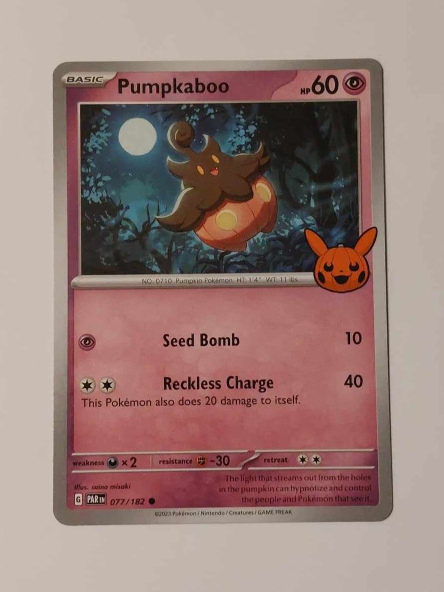 Pokemon Card - Pumpkaboo