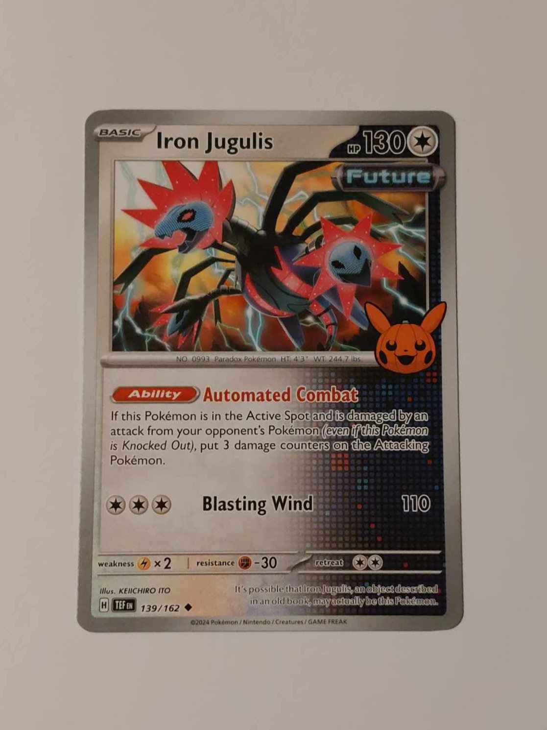 Pokemon Card - Iron Jugulis