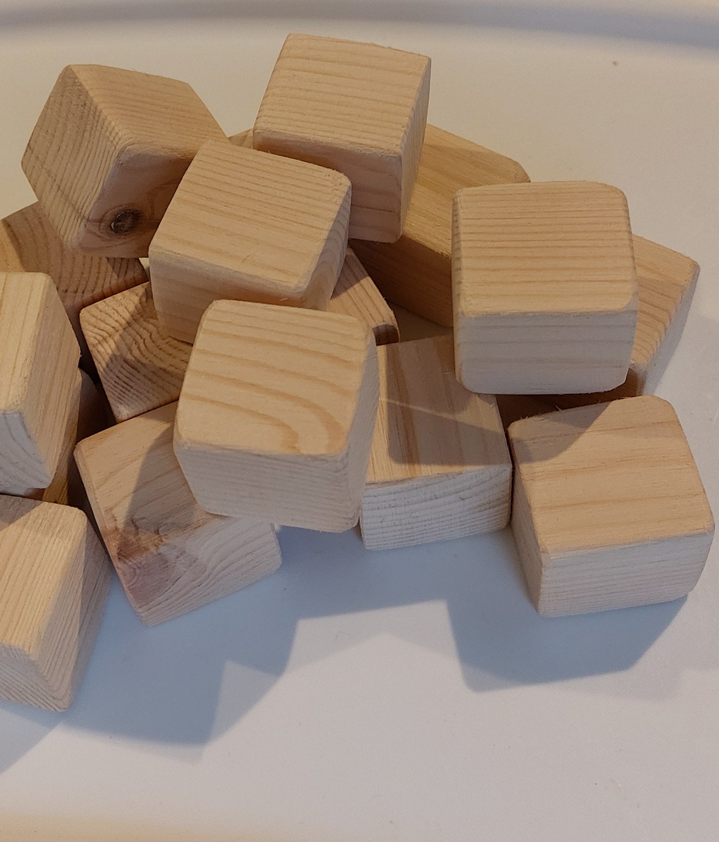 20x Wooden Blocks 3.5cm x 3.5cm