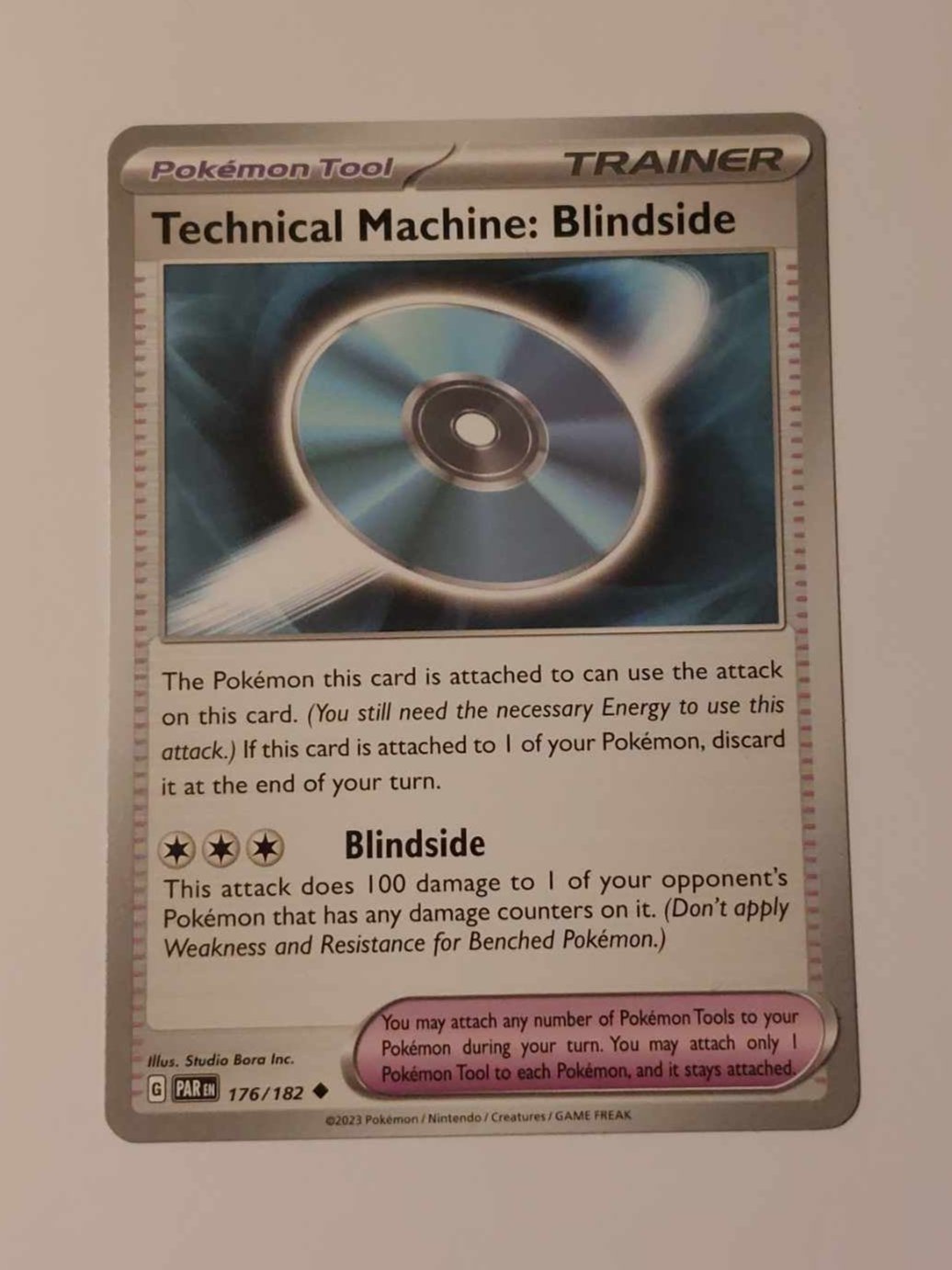Pokemon Card - Technical Machine - Blindside