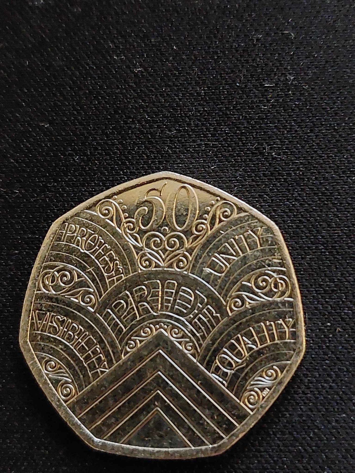 Pride Month 50p Coin "used"