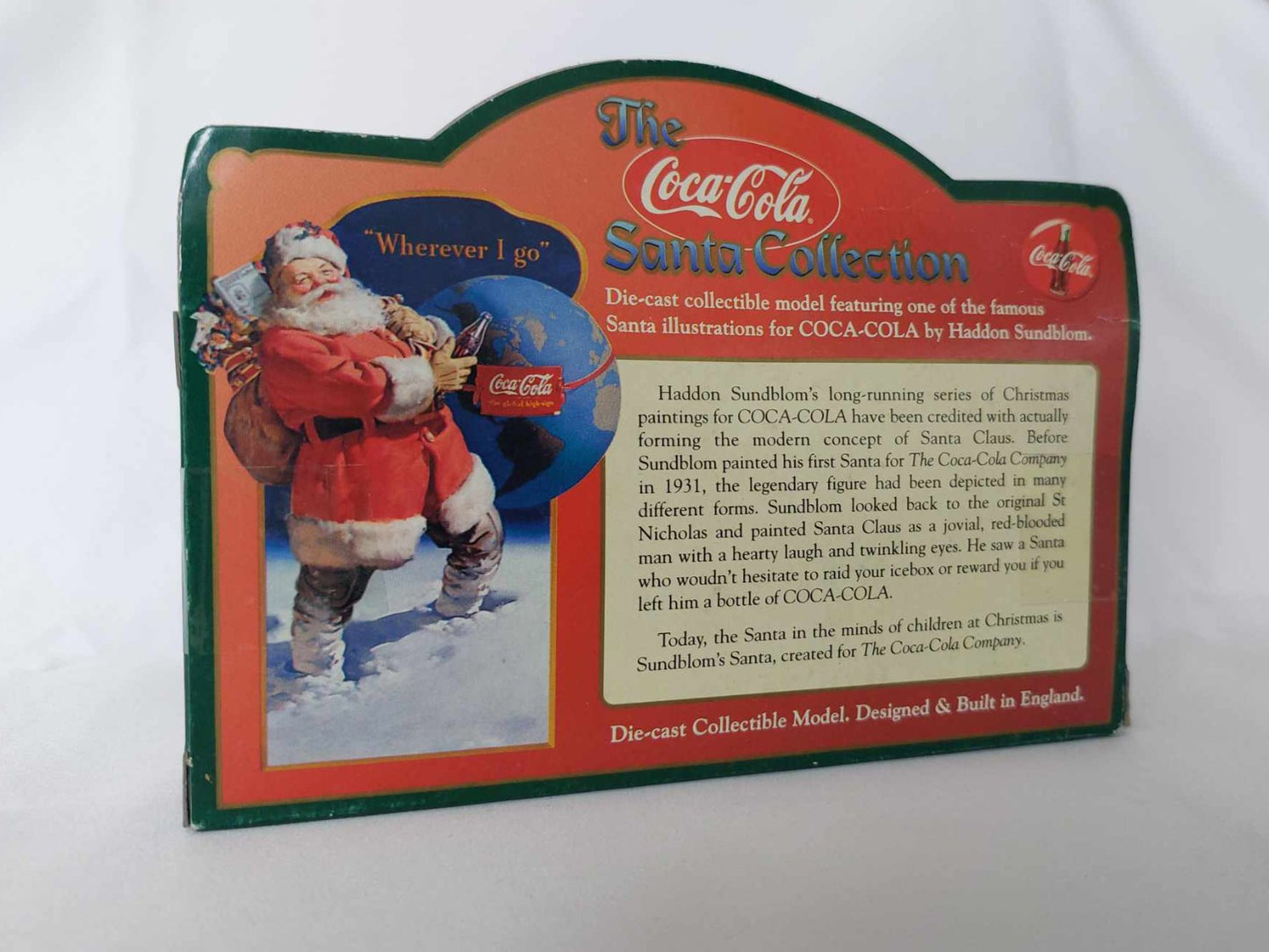Vintage Coca Cola Die-Cast 1997 Truck Santa Collection