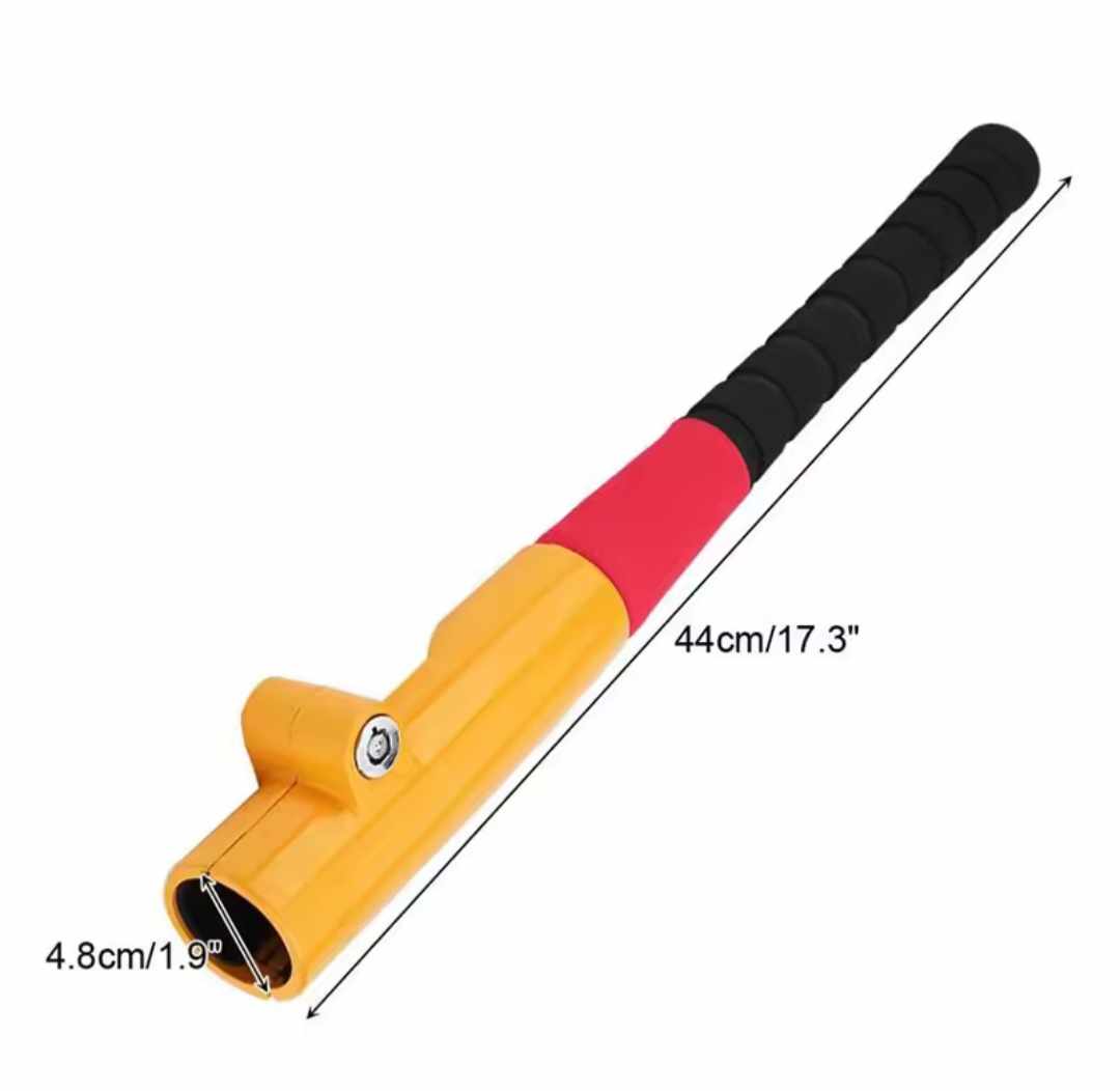 Heavy Duty Baseball Bat Theft Car Van Vehicle Steering Wheel Security Lock