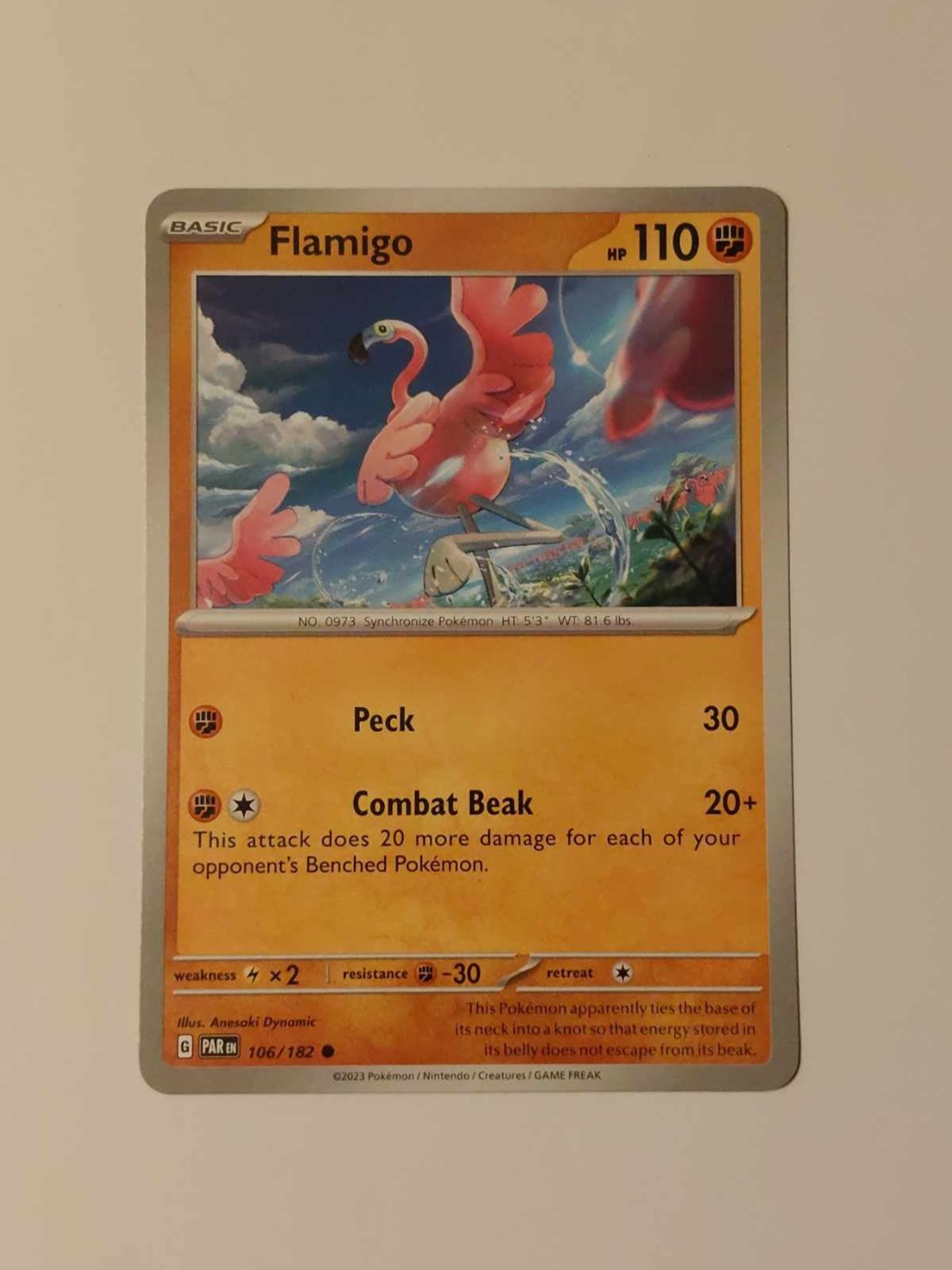 Pokemon Card - Flamigo