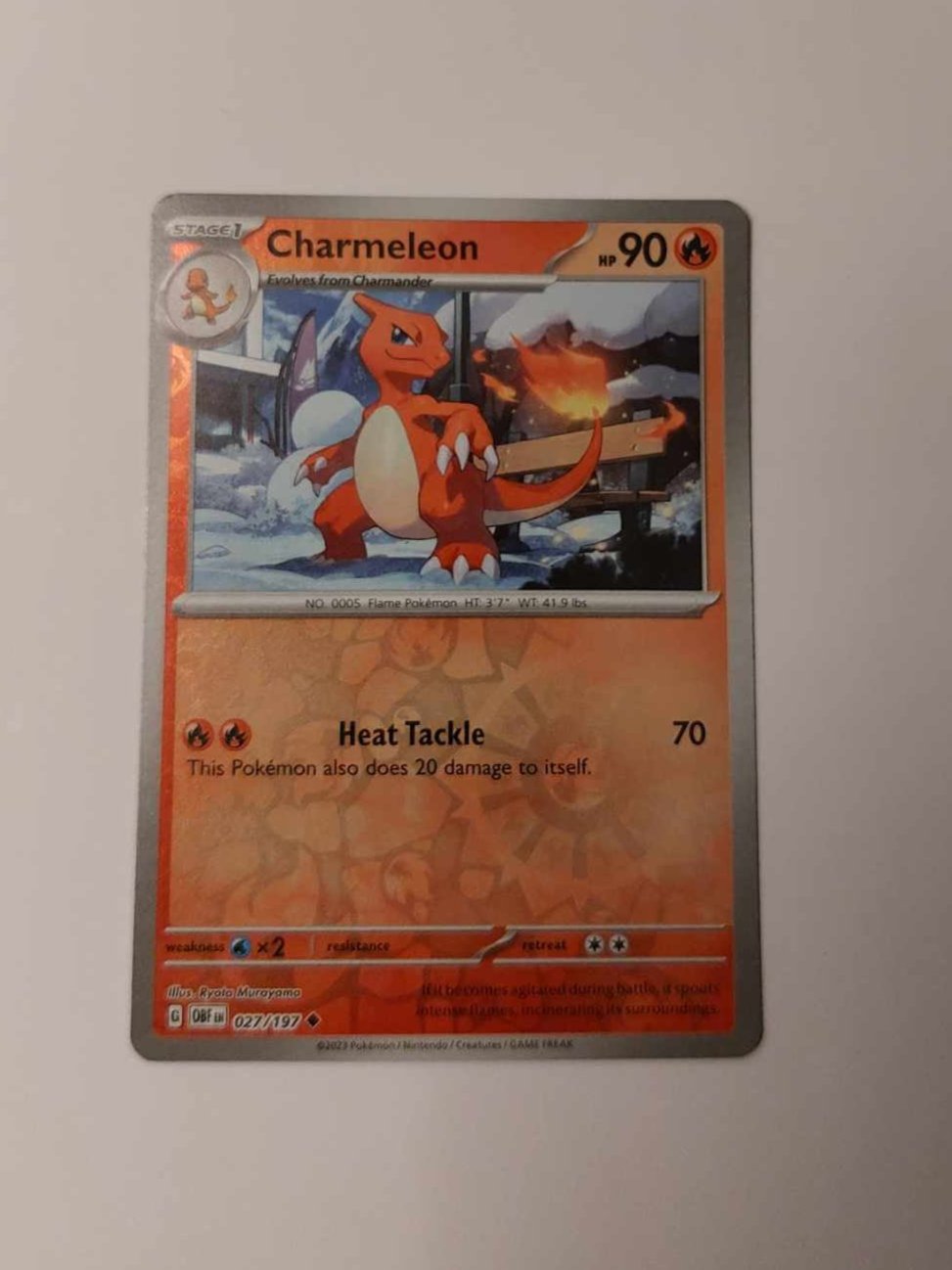 Pokemon Card - Charmeleon