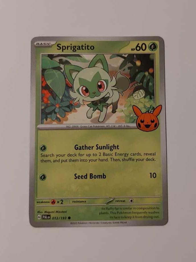 Pokemon Card Sprigatito