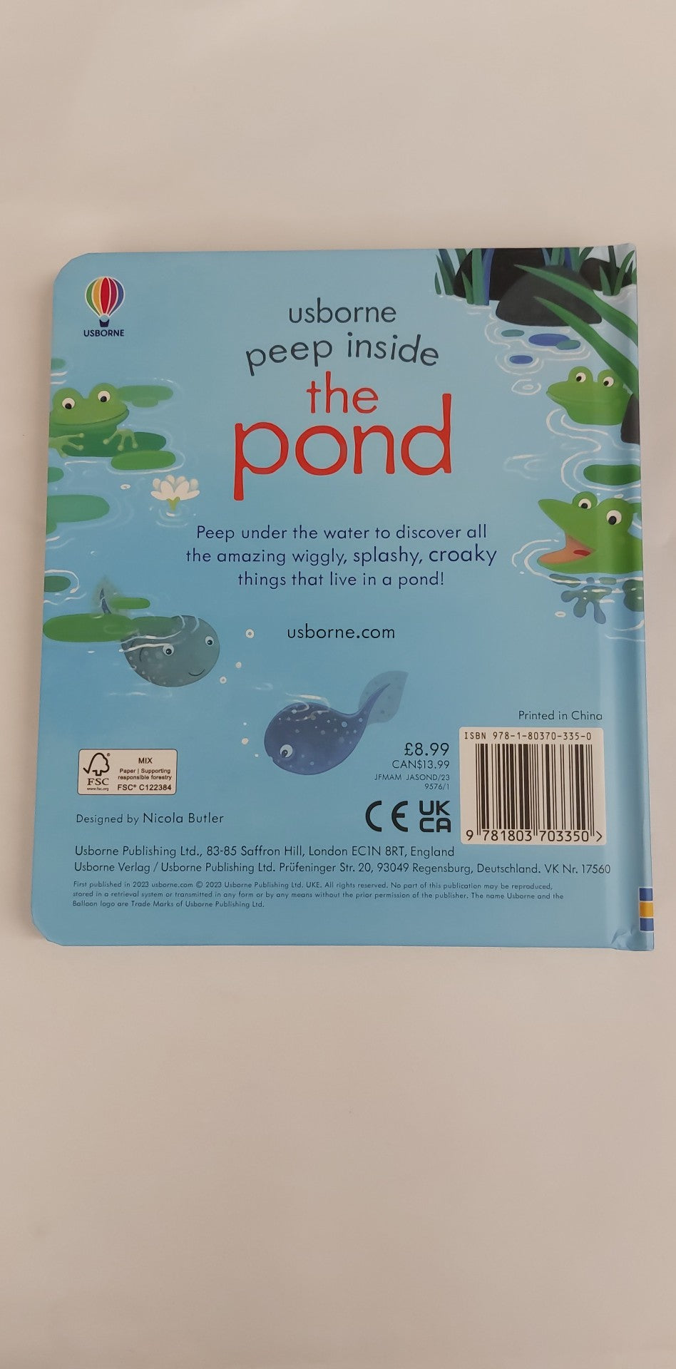 Peep Inside the Pond Board book