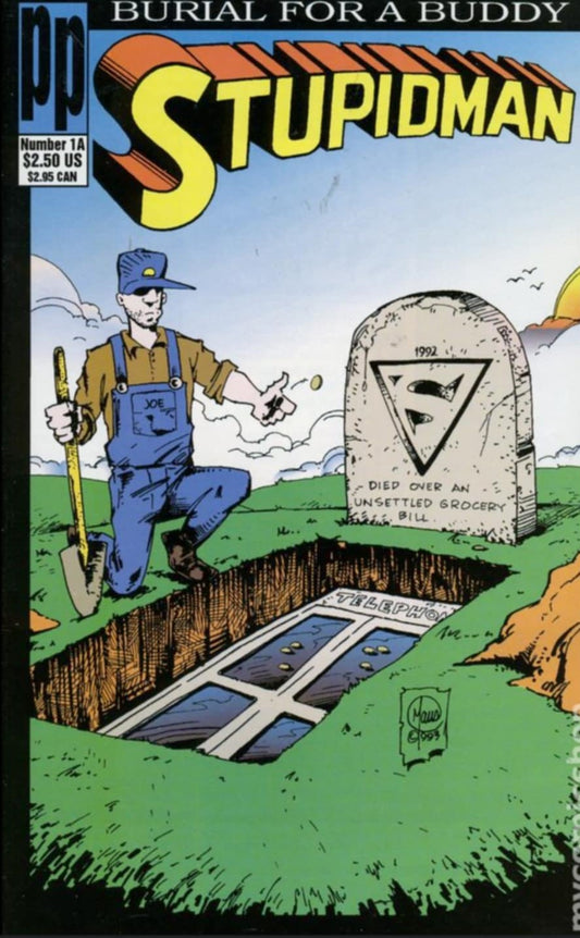 Stupidman Burial for a Buddy Comic #1A
