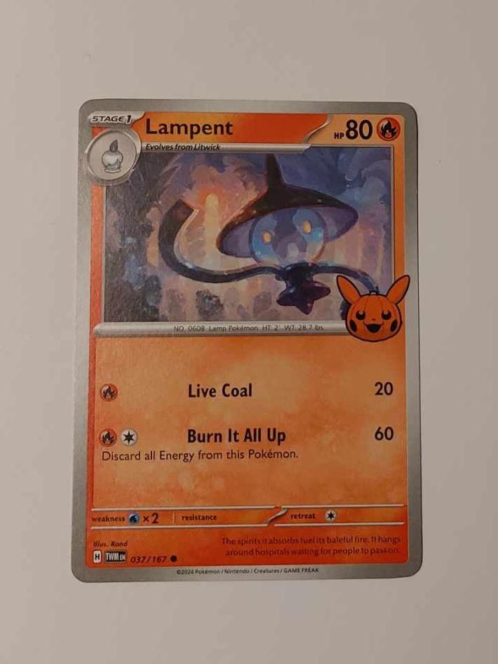 Pokemon Card - Lampent