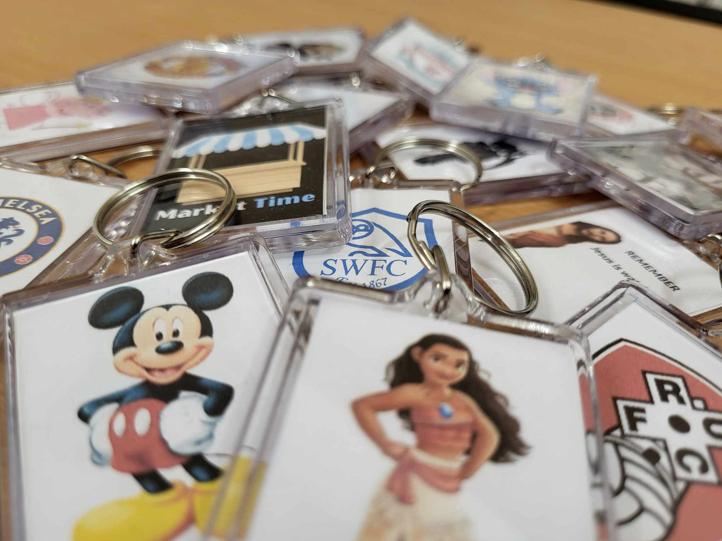 Various Keychains 5 in a pack