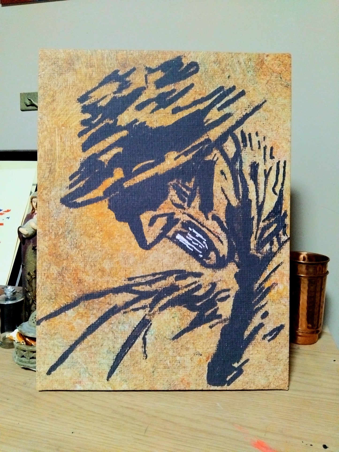 24inch by 16inch canvas printed copy of freddy