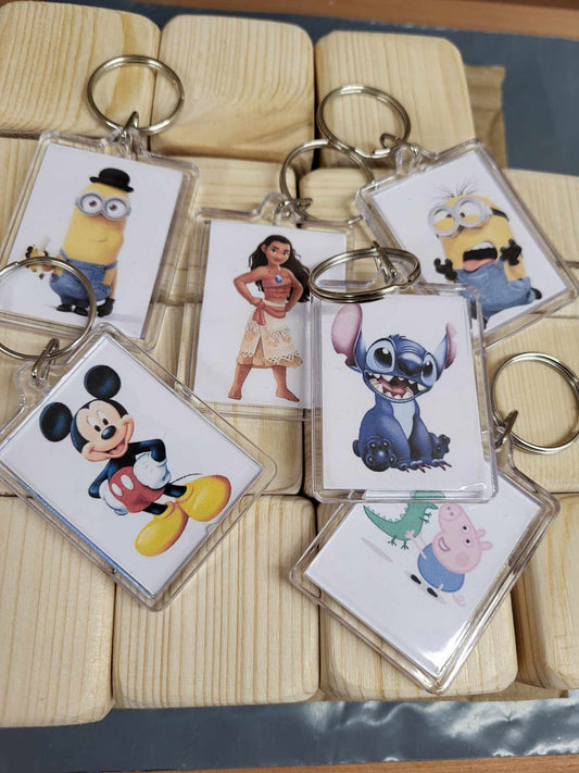 Various Keychains 5 in a pack