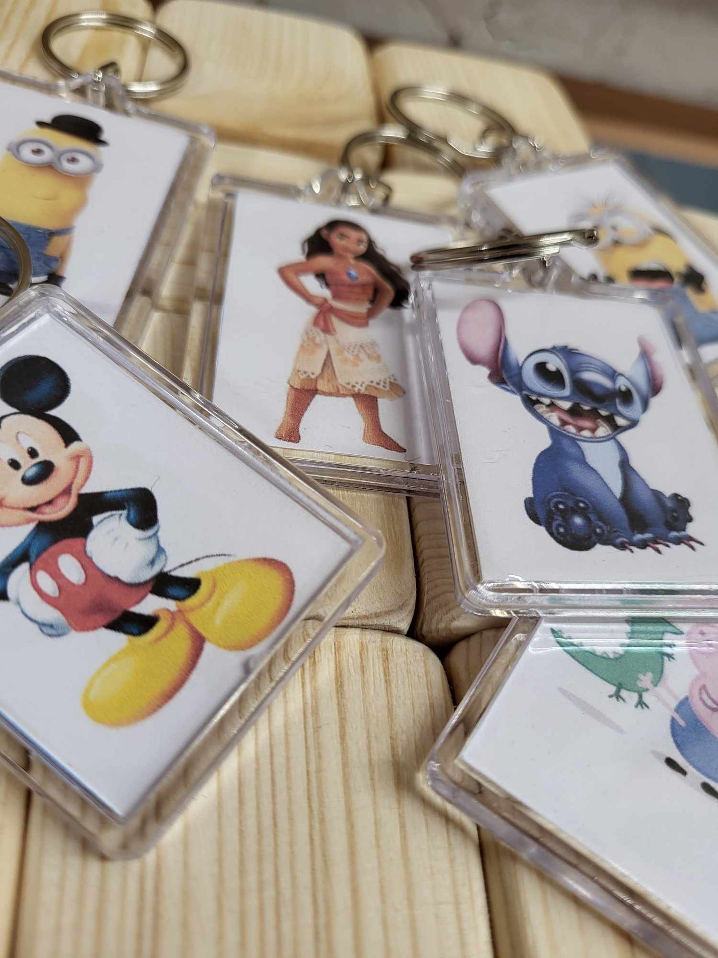 Various Keychains 5 in a pack
