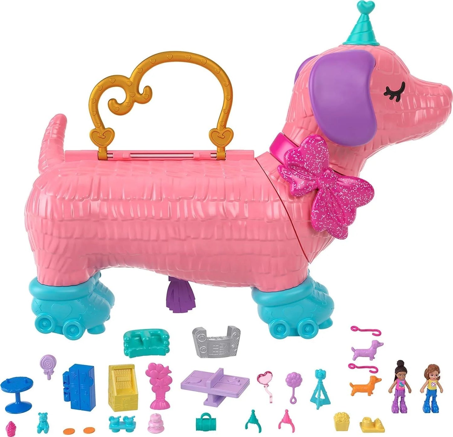 Polly Pocket Dolls Puppy Party Playset