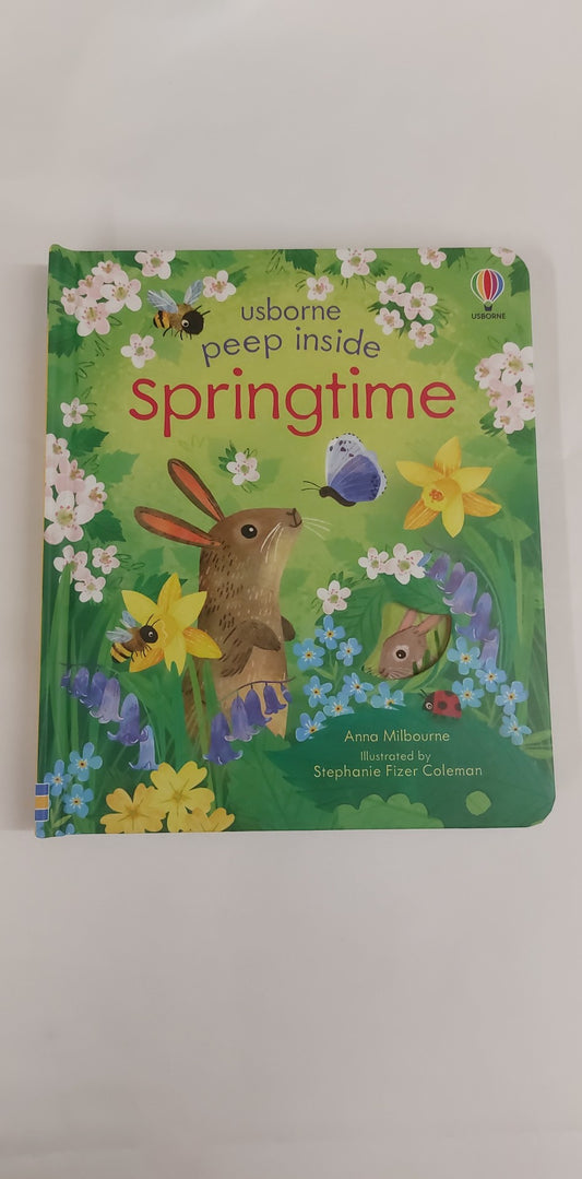 Peep Inside Springtime Board book