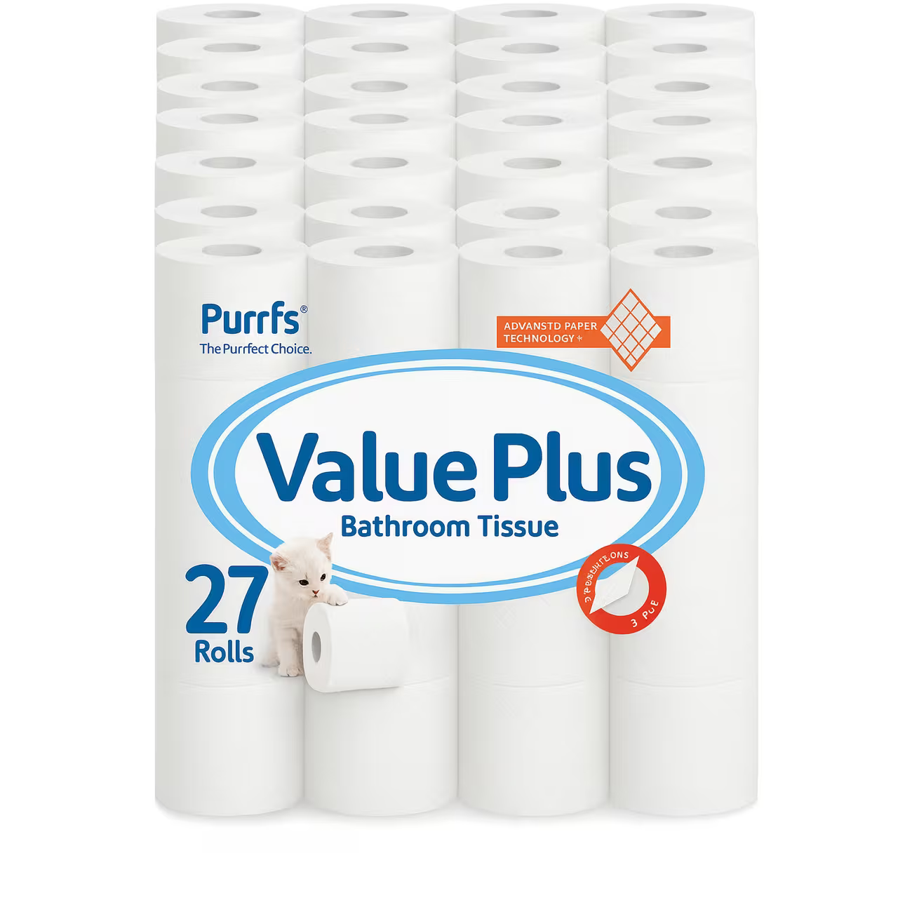 27 Quilted Toilet Tissue Rolls