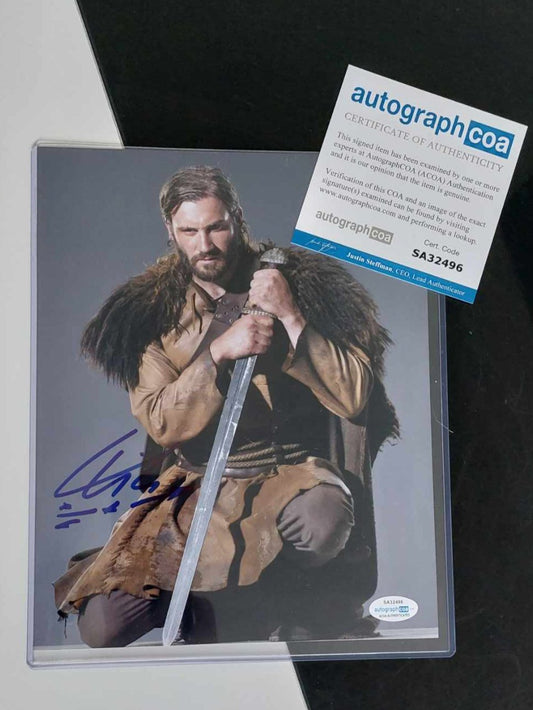 Clive Standen Signed Photo, Rollo Vikings