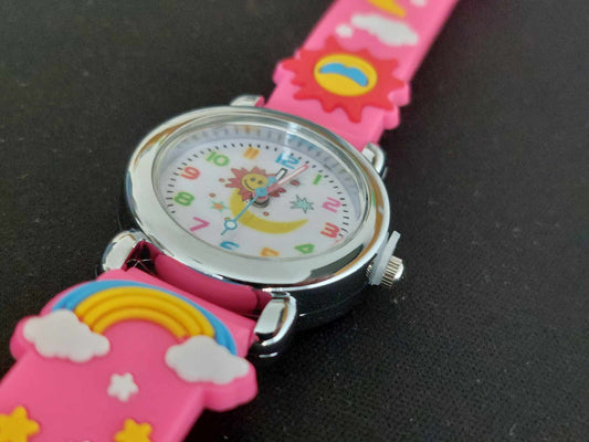 Pink Sky Children's Watch