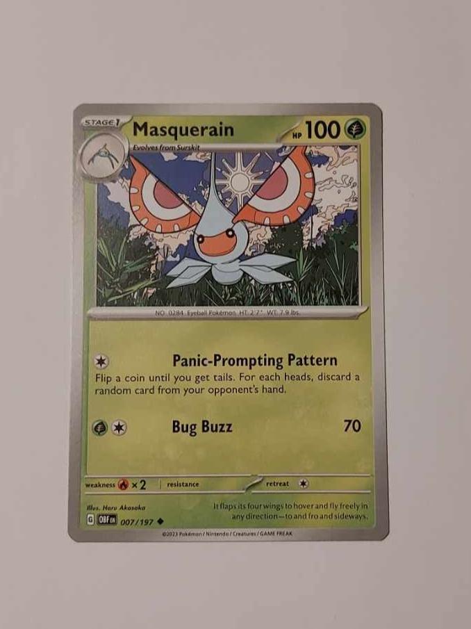 Pokemon Card NM Masquerain