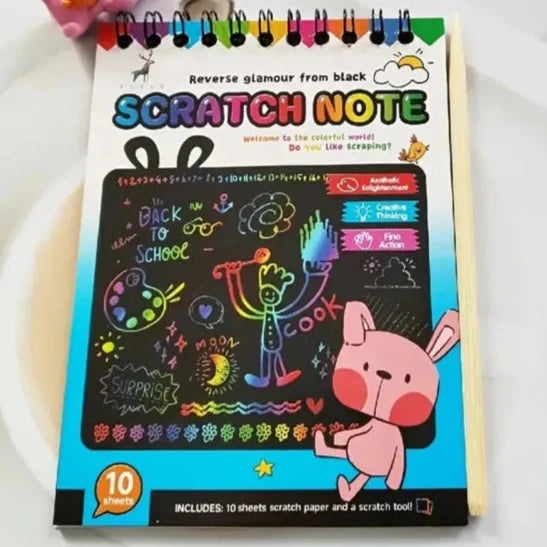 Colorful Diy Scratch Painting Creative Graffiti Scratch Painting Book For Children