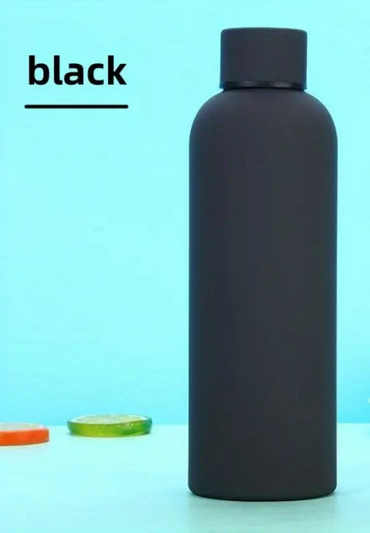 Black Stainless Steel Vacuum Flask