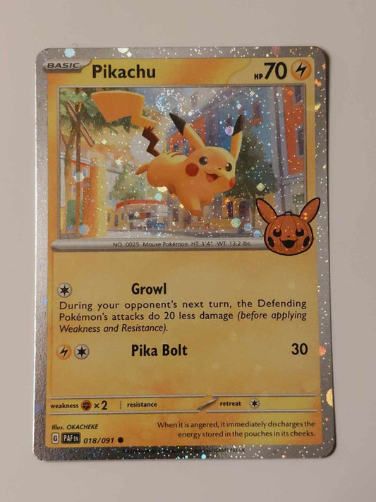 Pokemon Card - Pikachu Growl Card