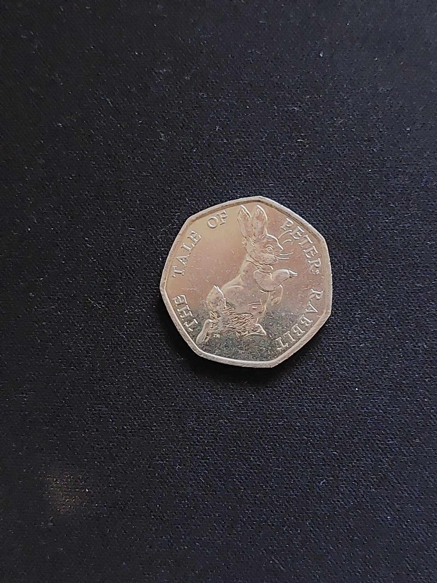 Peter Rabbit 50p "used"