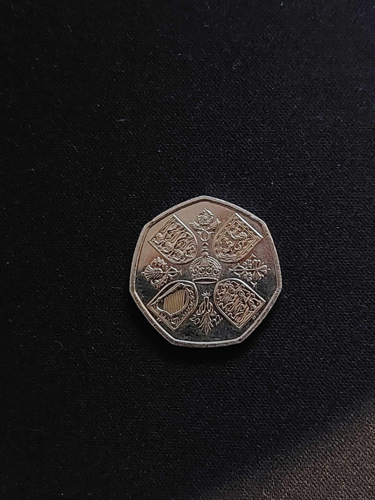 King Charles III 50p 2022 King Charles III 50 pence coin "used"