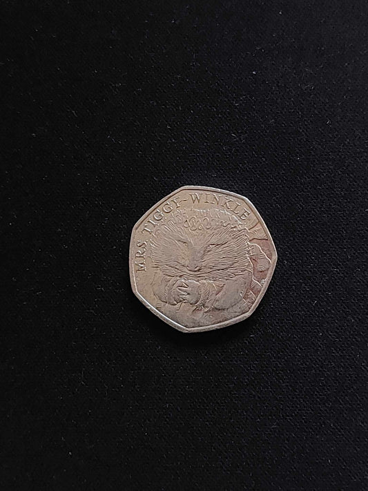 Mrs Tiggy-Winkle 50p "used"