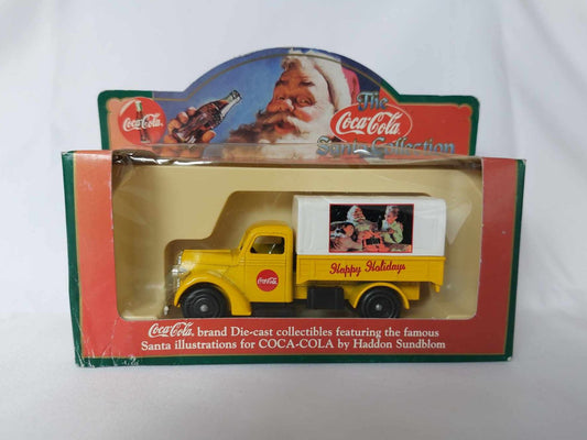 Vintage Coca Cola Die-Cast 1997 Truck Santa Collection