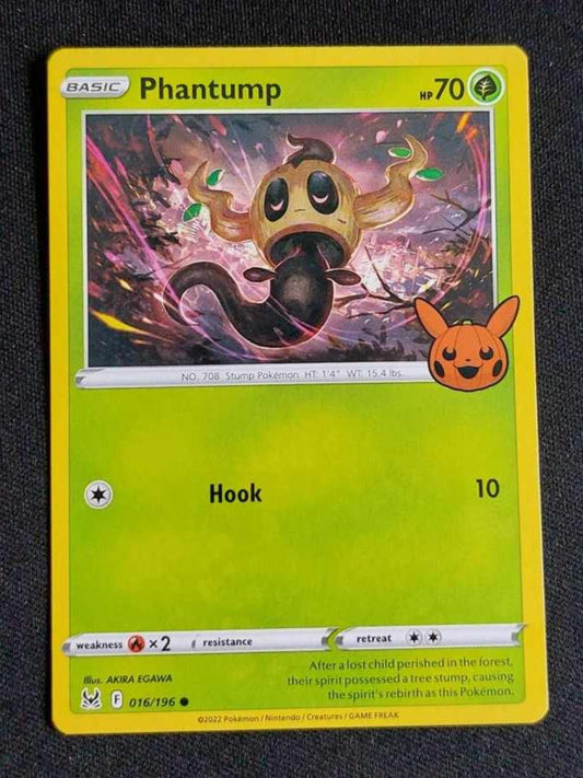 Pokemon Card - Phantump 016/196