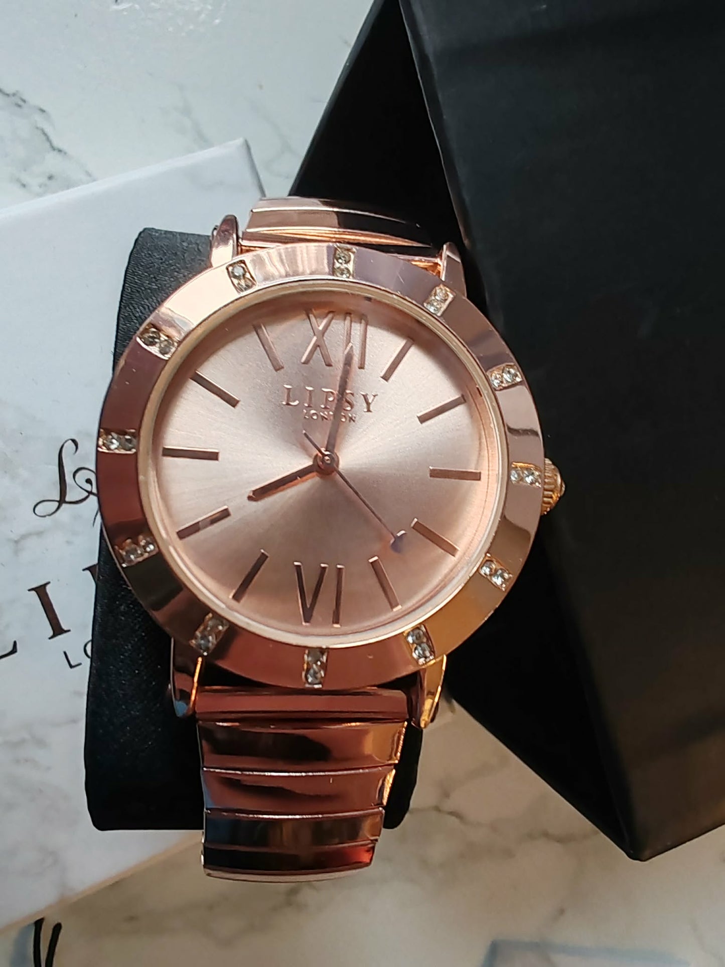 Lipsy Rose Gold Coloured Dial and Strap Bracelet Watch