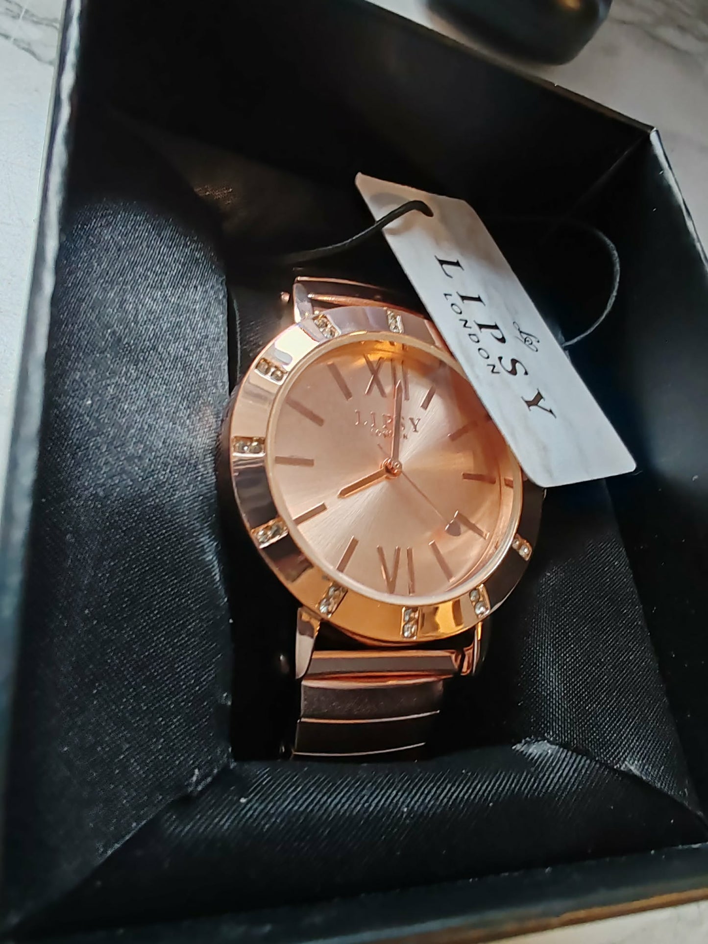 Lipsy Rose Gold Coloured Dial and Strap Bracelet Watch