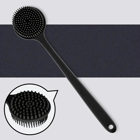 Soft Silicone Long-Handle Bath Brush
