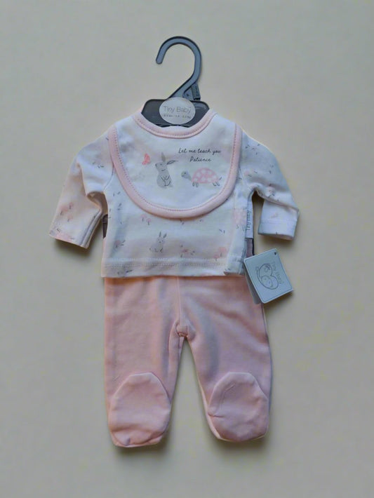 Tiny Baby Girls 3 Piece Set 3-5lbs / 1.4 - 2.3 kg
