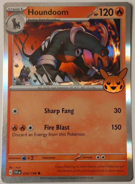 Pokemon Card - Houndoom | 034/198