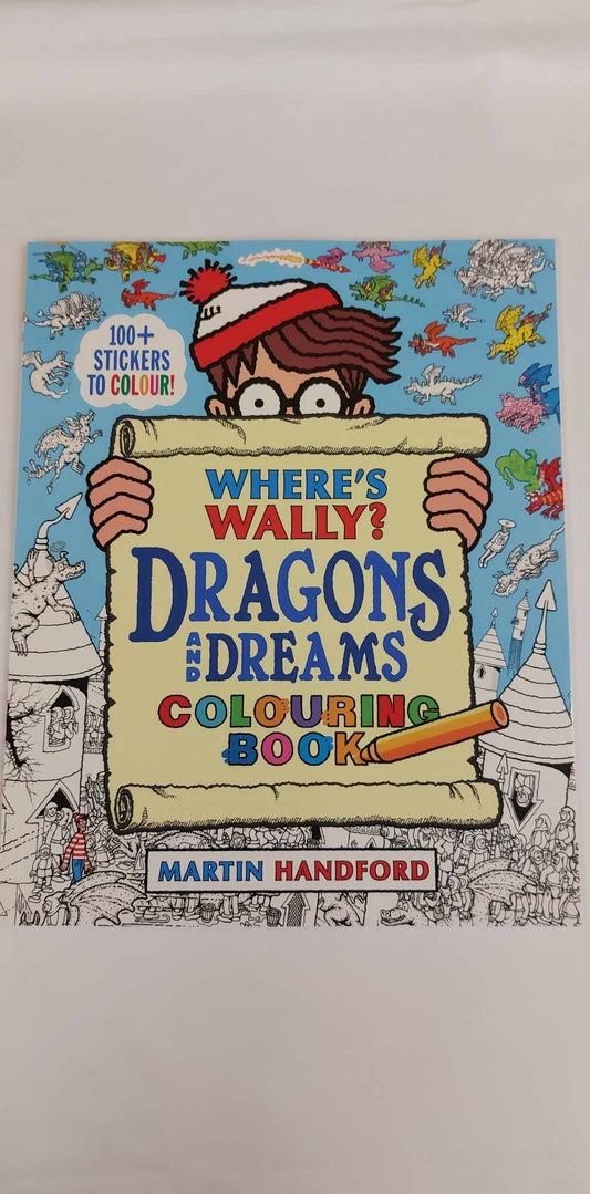 Where's Wally? Dragons and Dreams Colouring Book Paperback