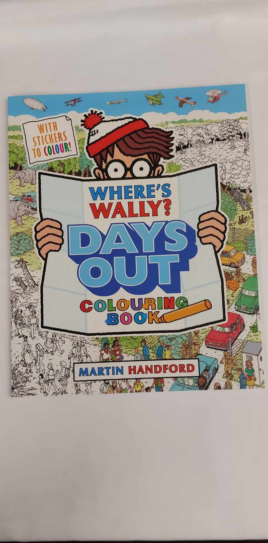 Where's Wally? Days Out: Colouring Book