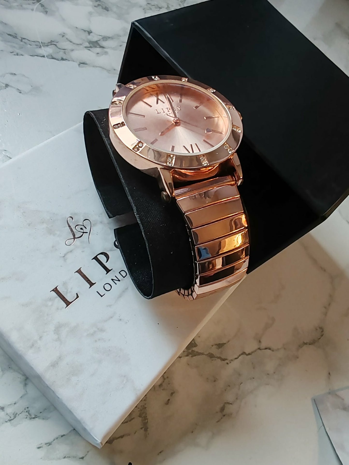 Lipsy Rose Gold Coloured Dial and Strap Bracelet Watch