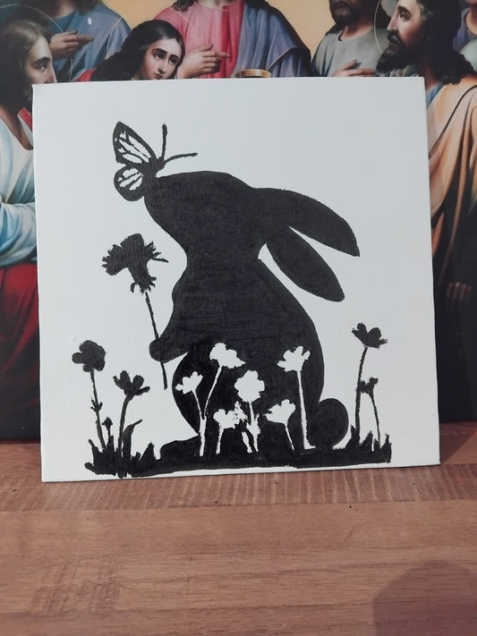 Rabbit And Butterfly