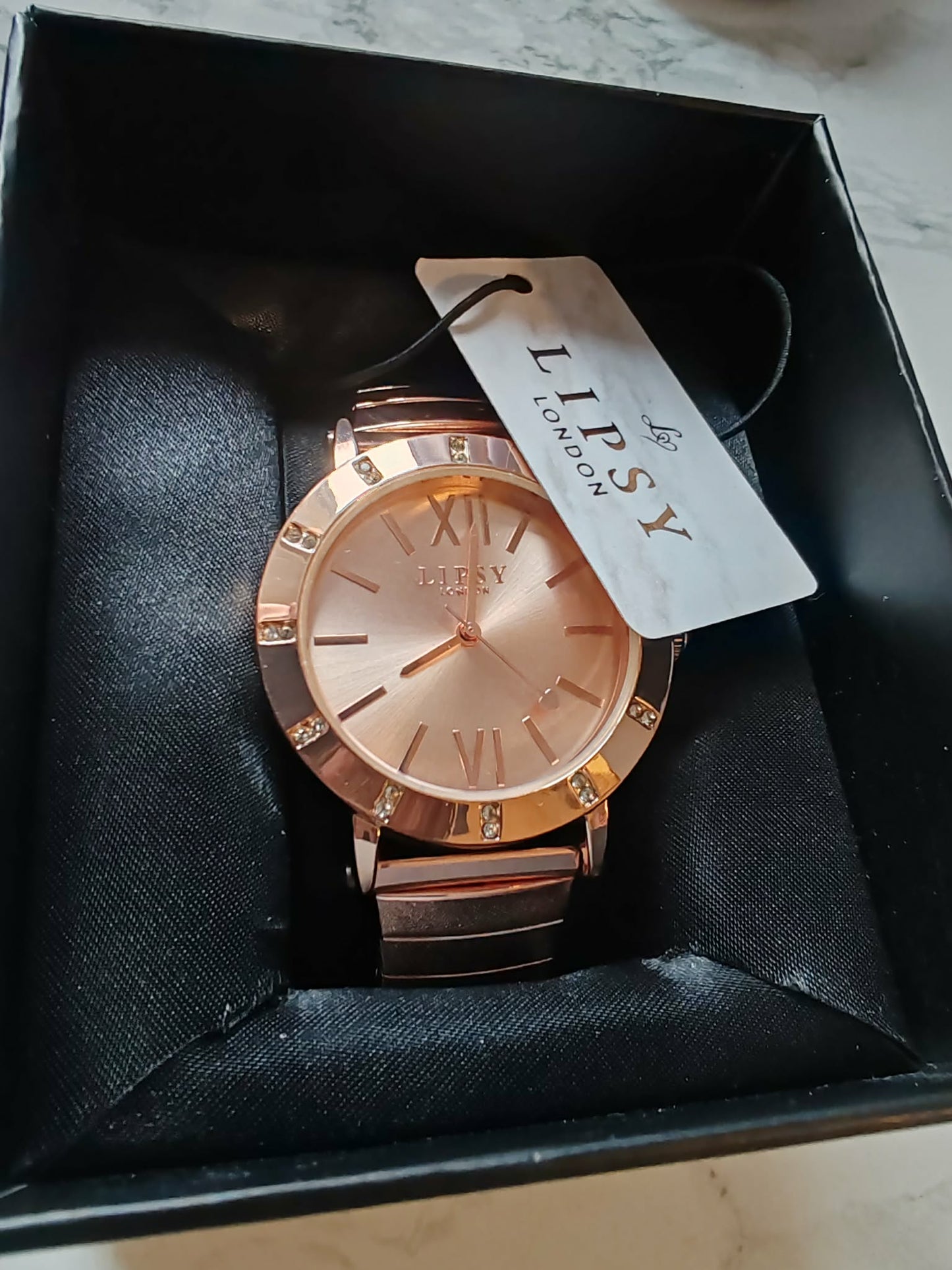 Lipsy Rose Gold Coloured Dial and Strap Bracelet Watch