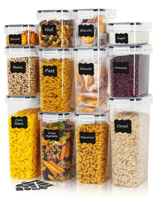 12 piece Airtight Food Storage Container Set