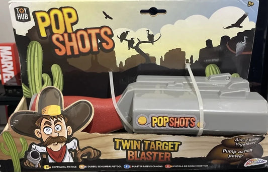 Toy Hub - Pop Shots Twin Target Blaster