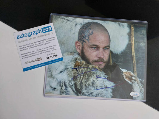 Travis Fimmel Signed Photo, King Ragnar Lothbrok Vikings